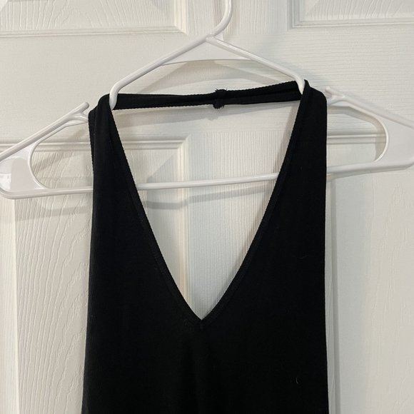 ASOS Bodysuit Halter-Top Black - Picture 2 of 5